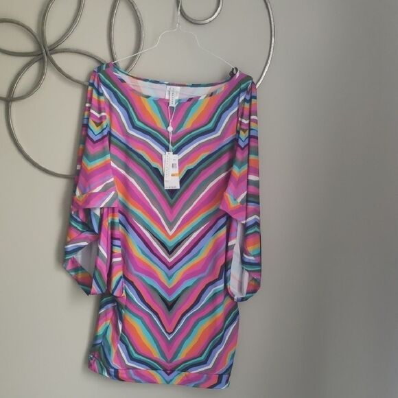 NWT $152 Trina Turk Vibrant Swim And Spa Cover Up - Picture 3 of 7